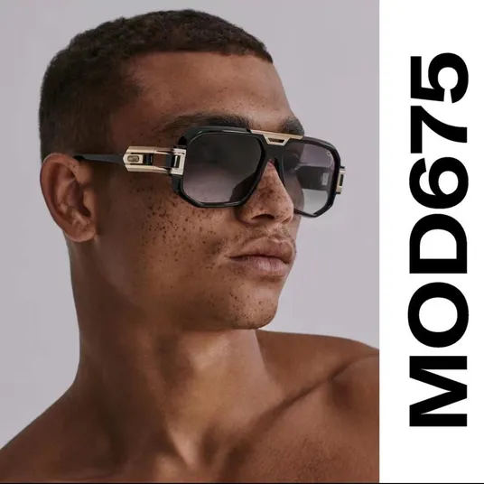 Men's Glasses new style modern retro large frame men's sunglasses INS style street style big name ink 093